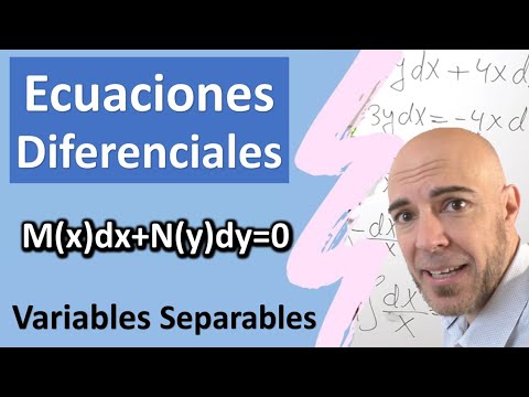 CURSO DE ECUACIONES DIFERENCIALES DESDE CERO. Caso de variables separables