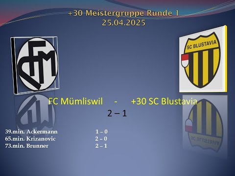 +30 Meistergruppe FC Mümliswil - SC Blustavia