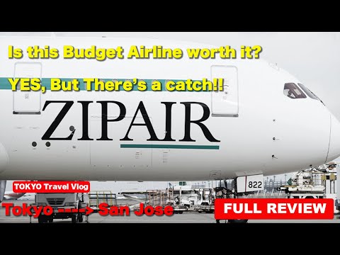 Flying ZIPAIR from Tokyo to San Jose in ECONOMY | what to expect | ZIPAIR  review