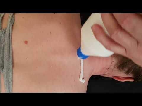 Tecarpuls to the neck or cervical spine for myalgia or muscle pain