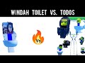 WINDAH Toilet Vs TODOS Los Toilets Skibidi Toilet Siege Defense Roblox