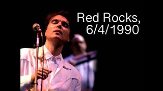 David Byrne - June 4, 1990, Red Rocks