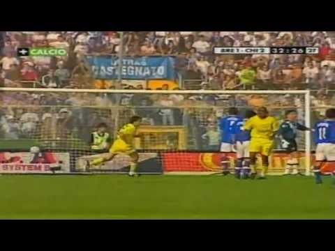 Serie A 2001-2002, day 07 Brescia - Chievo 2-2 (Marazzina, R.Baggio, F.Cossato, Sussi)