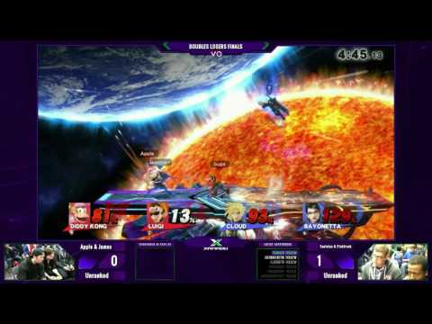 S@X 150 - Apple & James Vs. Tantalus & Pinkfresh SSB4 Doubles Losers Finals - Smash Wii U - Smash 4