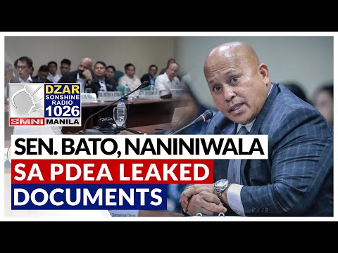 Sen. Bato, naniniwalang totoo ang PDEA leaked documents vs PBBM