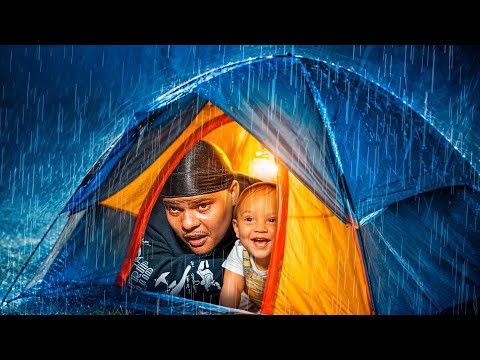 Surviving The Night In The Backyard With My Baby..