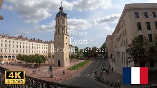 Lyon City Square Afternoon in 4k