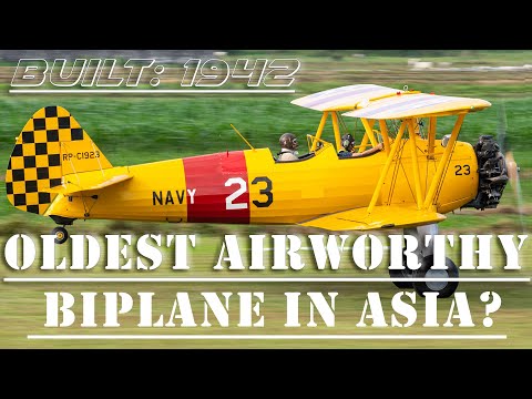 Oldest Flying Biplane in Asia? | Boeing-Stearman PT-13 | RP-C1923 | Woodland Airpark
