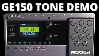 Video thumbnail for Mooer GE150 - Preset Tone Demo by GrowWithGuitar