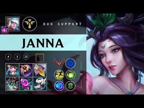 Janna Support vs Alistar - EUW Grandmaster Patch 26.03