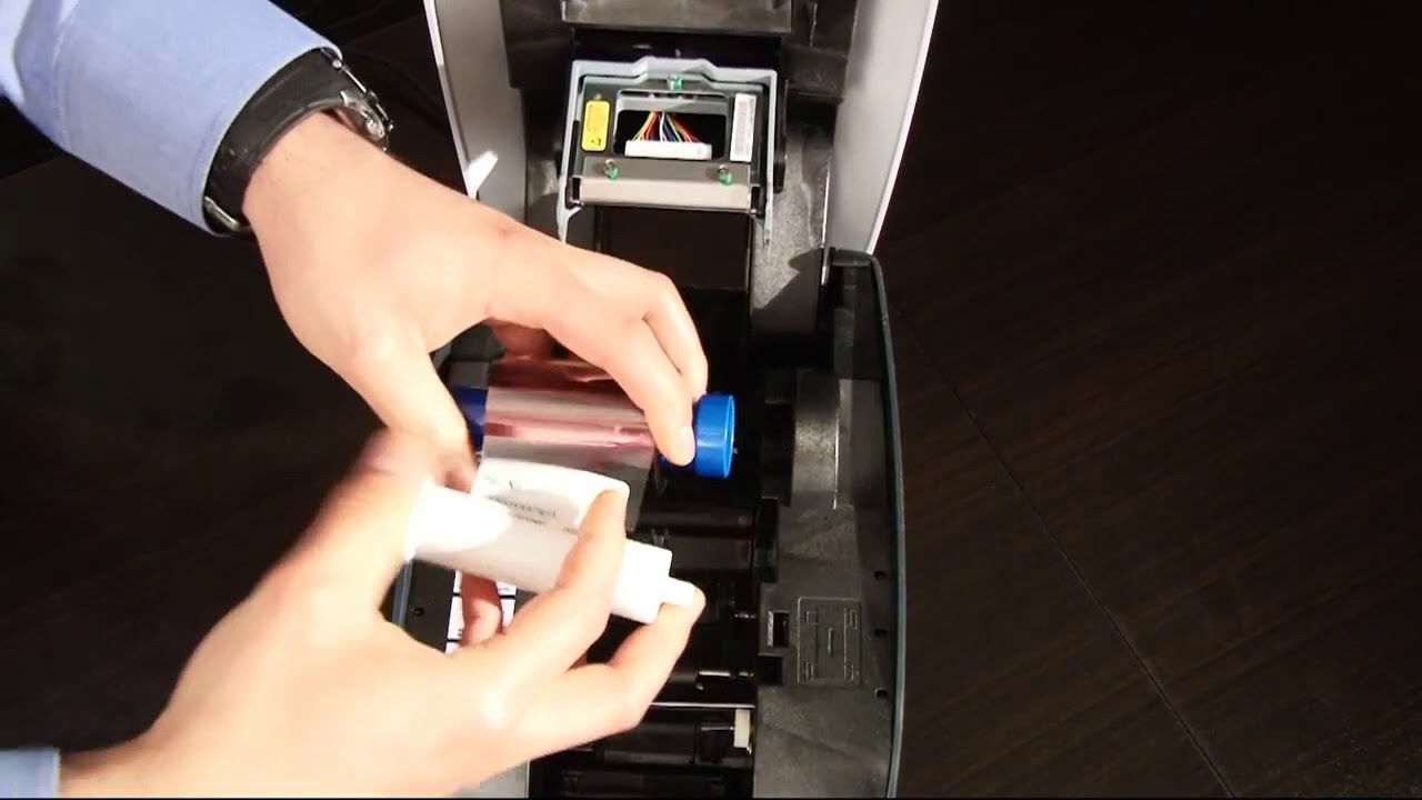Magicard Enduro - How to Load Ribbon