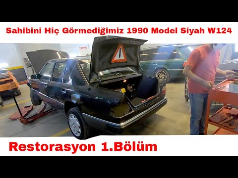 Sahibini Hiç Görmediğimiz 1990 Model Siyah W124 Restorasyon 1.Bölüm