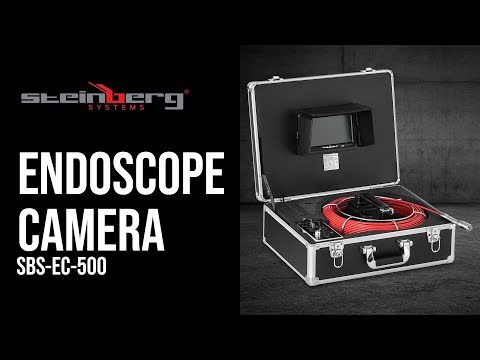 video - Cameră Endoscopică - 50 m - 12 LED-uri - ecran de 18 cm