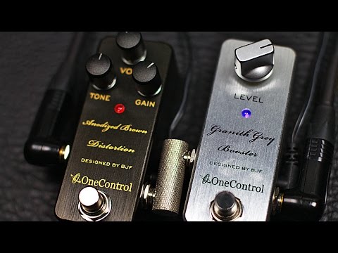 One Control Granith Grey Booster Effects Pedal Musician S Friend