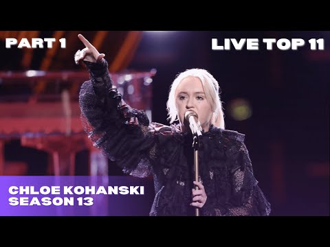 Chloe Kohanski (chloe mk): "Total Eclipse of the Heart" (The Voice Season 13 LIVE Top 11) PART 1