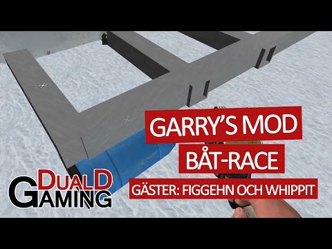 Random MultiSöndag - Garry's Mod med FiggWhipp - Båt-Race