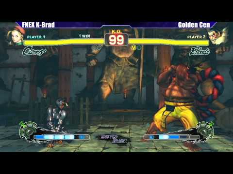 SSF4 AE 2012 FNEX K-Brad vs Golden Cen - WB6 Road to Evo 2012