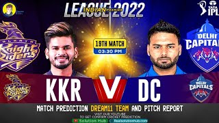 IPL 2022 Kolkata vs Delhi 19th Match Prediction - KKR vs DC Dream11| Brabourne Pitch Report|Live