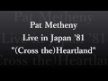 Pat Metheny Live in Japan '81  "Cross the Heartland"