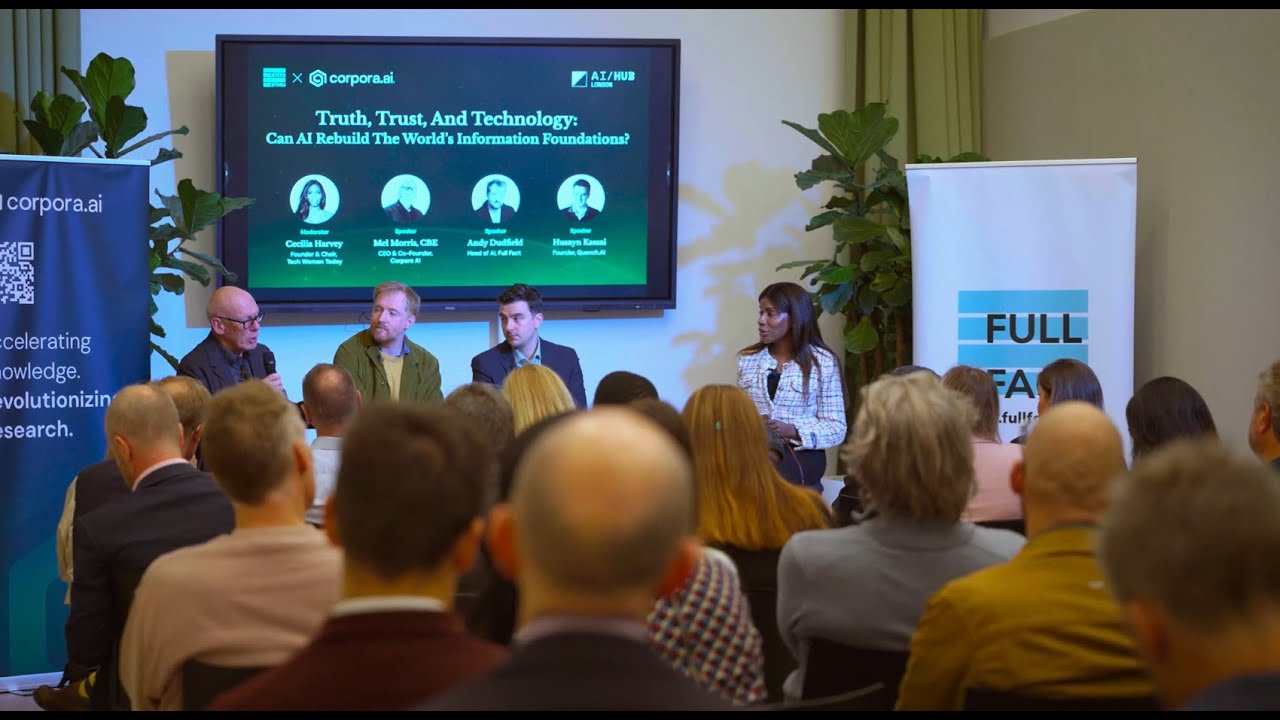Truth, Trust, and Technology | Corpora.ai & Full Fact Event