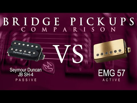 Seymour Duncan JB SH-4 vs EMG 57 - Bridge Pickup Guitar Tone Comparison Demo