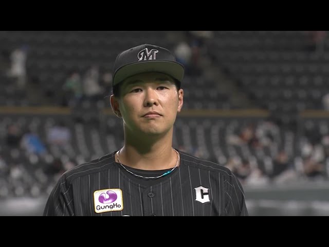 マリーンズ・中村奨吾選手ヒーローインタビュー 6月17日 北海道日本ハムファイターズ 対 千葉ロッテマリーンズ