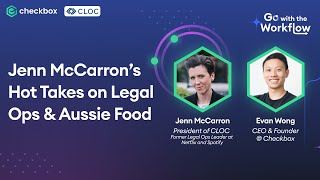 Jenn McCarron’s Hot Takes on Legal Ops & Aussie Food | Jenn McCarron (President of CLOC)
