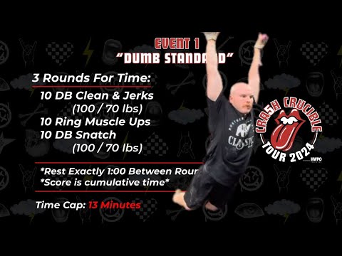 TAYLOR SELF DOES CRASH CRUCIBLE WORKOUT ONE "DUMB STANDARD" - TESTED EP. 13