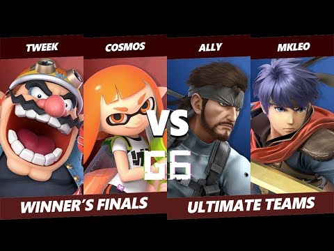 Glitch 6 SSBU - Tweek & Cosmos VS Ally & MKLeo - Smash Ultimate Teams Winner's Finals
