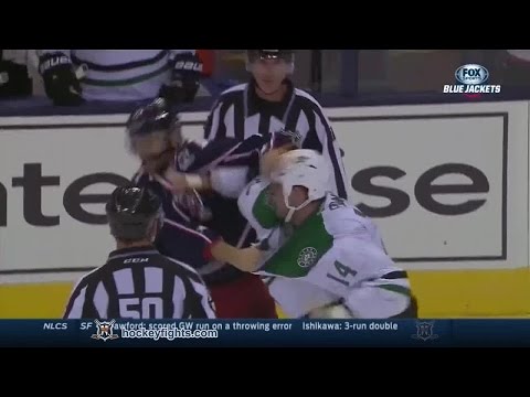 Jamie Benn vs Nick Foligno