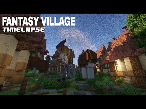 Stupidly Harrison - Minecraft Fantasy Village Build! | Pixelmon map | Speed Build #1