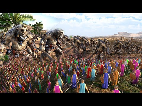 150,000 Trolls VS Red Coats VS Spartans!  -Ultimate Epic Battle Simulator 2