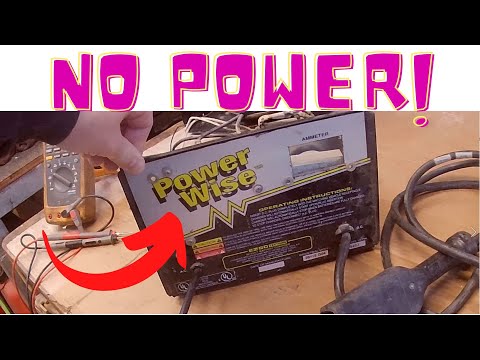 36 volt Golf cart battery charger repair Power Wise EZ-GO