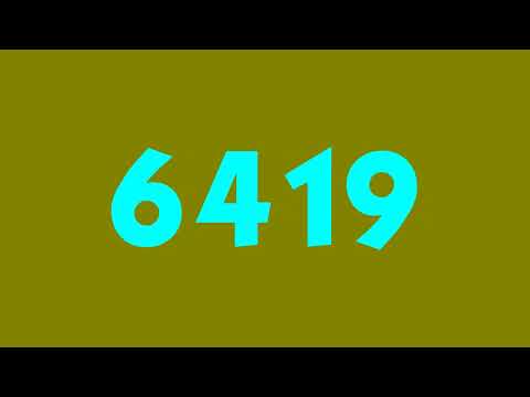 Colorful Numbers 1 to 10000!!! (Inspired By: adrio rian (the christmas!)