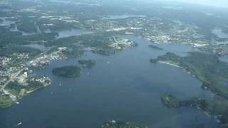 preview picture of video 'Aerial Canada - Kenora Ontario -The City On The Lakes'