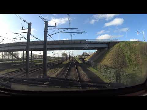 A train driver's view: Amsterdam CS - Arnhem CS, VIRM, 29-Mar-2020.