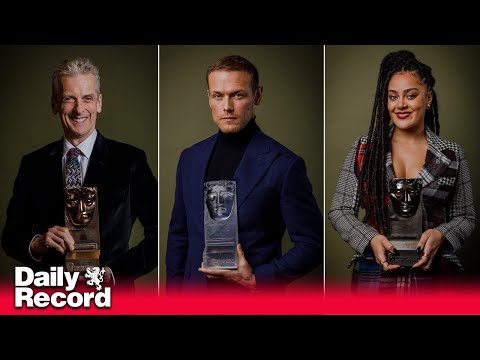 Outlander's Sam Heughan delighted as he picks up BAFTA Scotland award for Jamie Fraser role