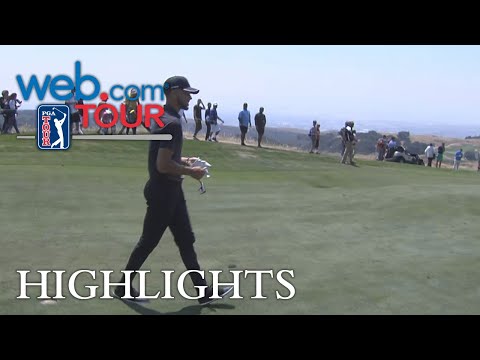 Stephen Curry hits the flagstick at Ellie Mae Classic thumnail