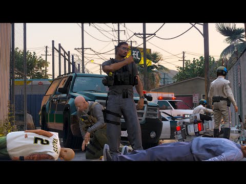GANG UNIT #1 - Shootout - LSPDFR GTA V PC MODS