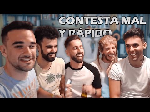ILLOJUAN en CONTESTA MAL Y RÁPIDO ft. ANDRÉS, GUILLE, EVON Y MARCOS
