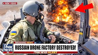JUST NOW: Ukrainian Jet STRIKE Russian Drone Factory - Putin LOST IT After This!