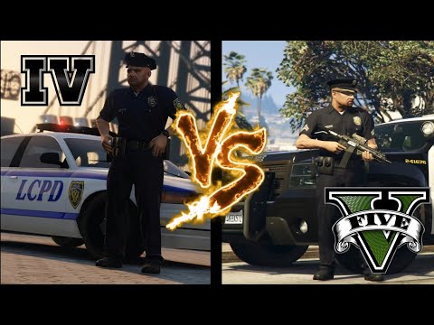 GTA 4 cops vs GTA 5 cops | LCPD vs LSPD | Tamil | Game hub