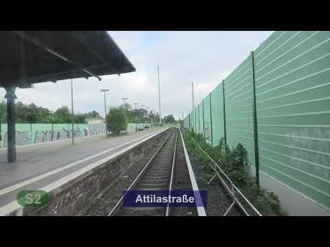 S-Bahn Berlin 2024 Linie S2 - Führerstandsmitfahrt