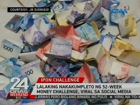 Lalaking nakakumpleto ng 52-week money challenge, viral sa social media