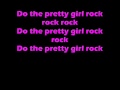 Keri Hilson-Pretty Girl Rock (Lyrics on screen)