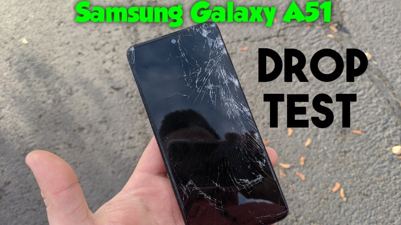Samsung Galaxy A51 drop test