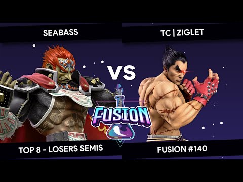 Fusion #140 - SeaBass (Ganon) vs Ziglet (Kazuya) - Top 8 - Losers Semis
