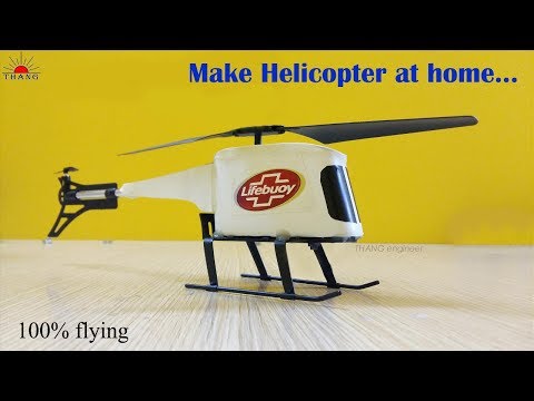 How to make a Helicopter (Airplane) at home | 100% flying Video