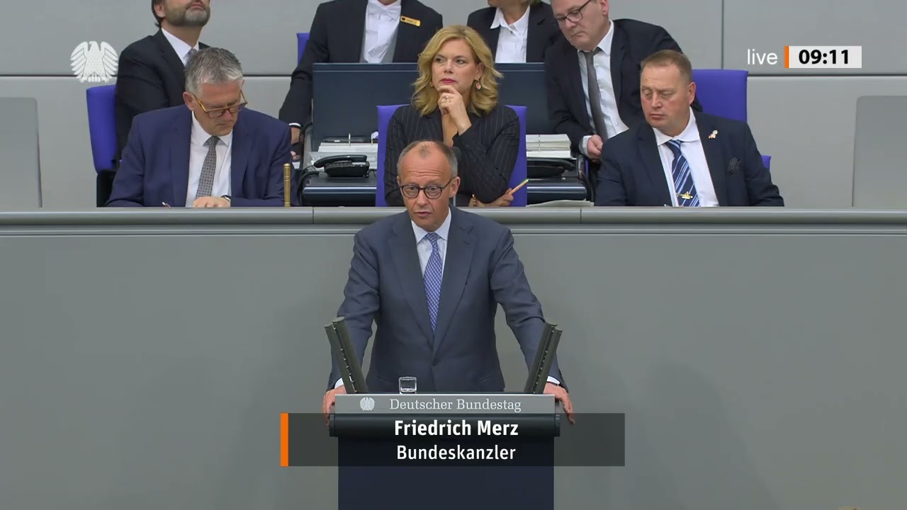 Friedrich Merz Regierungserklärung zum Europäischen Rat 83. Sitzung Bundestag 11.06.2026