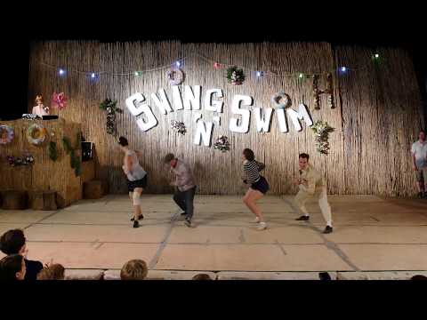 Fredrik, Mimmi, Markus, Sandra at Swing 'n' Swim 2017, Greece